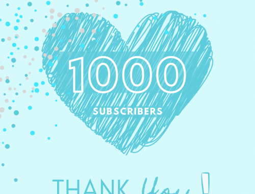 1,000 Subscribers!!!!!