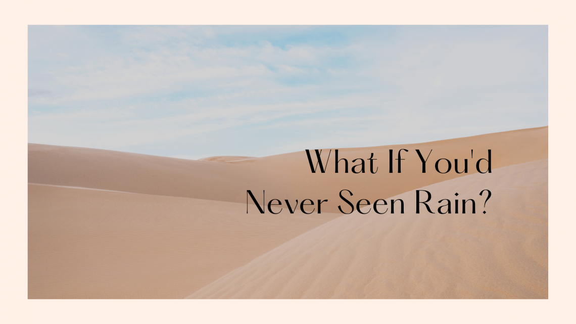 What If You'd Never Seen Rain?